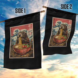 Japanese Groundhog Ramen Noodles Garden Flag Funny Kawaii Anime TS10 Print Your Wear