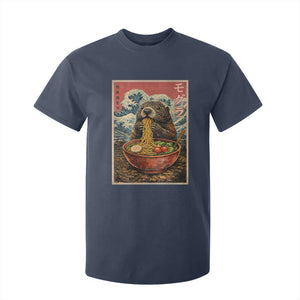 Japanese Groundhog Ramen Noodles T Shirt For Kid Funny Kawaii Anime TS10 Navy Print Your Wear