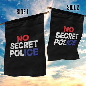 Subtle Abolish Ice Garden Flag No Secret Police TS10 Print Your Wear