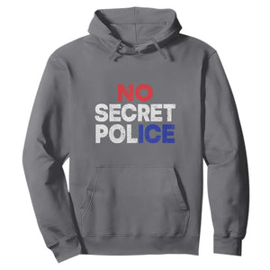 Subtle Abolish Ice Hoodie No Secret Police TS10 Charcoal Print Your Wear