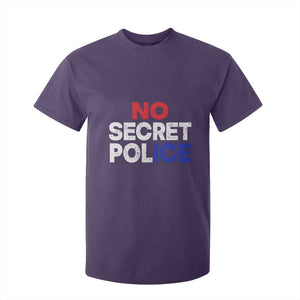 Subtle Abolish Ice T Shirt For Kid No Secret Police TS10 Purple Print Your Wear