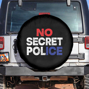 Subtle Abolish Ice Spare Tire Cover No Secret Police TS10 No hole Black Print Your Wear