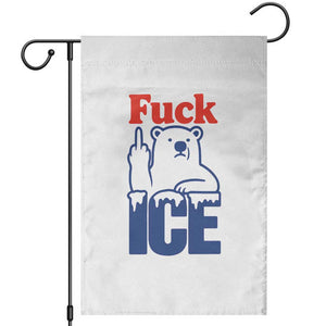 Fck Ice Garden Flag Get The Fck Out Of Minneapolis Polar Bear TS10 White Print Your Wear