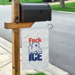 Fck Ice Garden Flag Get The Fck Out Of Minneapolis Polar Bear TS10 Print Your Wear