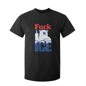 Fck Ice T Shirt For Kid Get The Fck Out Of Minneapolis Polar Bear TS10 Black Print Your Wear