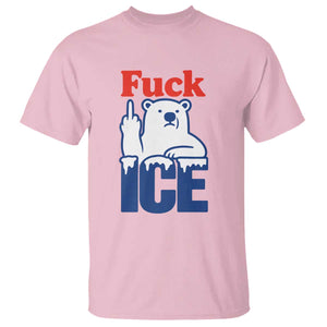 Fck Ice T Shirt Get The Fck Out Of Minneapolis Polar Bear TS10 Light Pink Print Your Wear