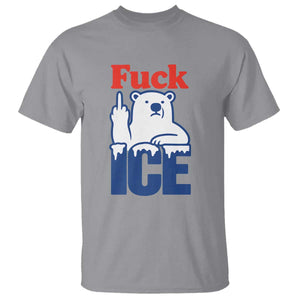 Fck Ice T Shirt Get The Fck Out Of Minneapolis Polar Bear TS10 Sport Gray Print Your Wear