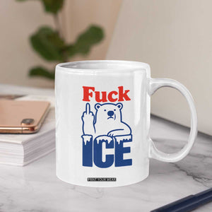 Fck Ice Coffee Mug Get The Fck Out Of Minneapolis Polar Bear TS10 Print Your Wear