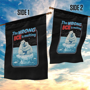 Fck Ice Garden Flag The Wrong Ice Is Melting Polar Bear Social Justice TS10 Print Your Wear