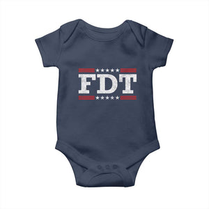 FDT Baby Onesie Resistance Resist Tyranny Support TS10 Navy Print Your Wear