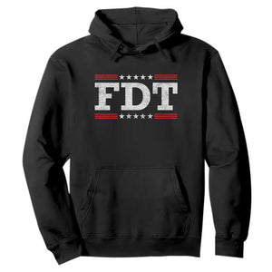 FDT Hoodie Resistance Resist Tyranny Support TS10 Black Print Your Wear
