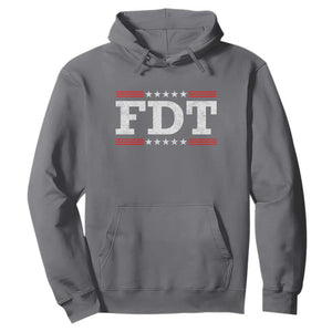 FDT Hoodie Resistance Resist Tyranny Support TS10 Charcoal Print Your Wear