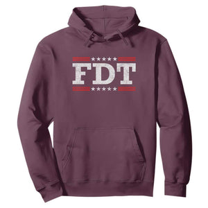 FDT Hoodie Resistance Resist Tyranny Support TS10 Maroon Print Your Wear