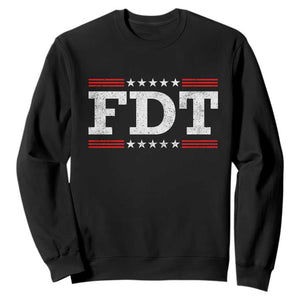 FDT Sweatshirt Resistance Resist Tyranny Support TS10 Black Print Your Wear
