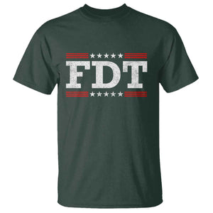 FDT T Shirt Resistance Resist Tyranny Support TS10 Dark Forest Green Print Your Wear