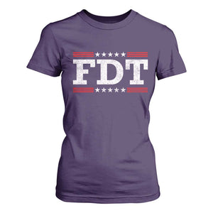 FDT T Shirt For Women Resistance Resist Tyranny Support TS10 Purple Print Your Wear