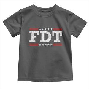 FDT Toddler T Shirt Resistance Resist Tyranny Support TS10 Dark Heather Print Your Wear