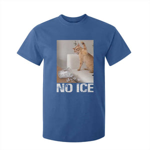 Funny Cat Meme No Ice T Shirt For Kid Subtle FDT Political Satire Satirical Humor TS10 Royal Blue Print Your Wear