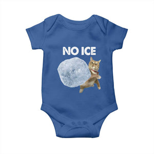 No Ice Baby Onesie Funny Cat Meme Subtle FDT Political Satire TS10 Royal Blue Print Your Wear