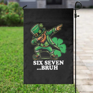 St Patricks Day Six Seven Bruh Garden Flag Leprechaun 67 Meme Irish Ireland Lucky Shamrocks TS10 Print Your Wear