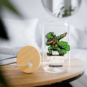 St Patricks Day Six Seven Bruh Glass Can Leprechaun 67 Meme Irish Ireland Lucky Shamrocks TS10 Print Your Wear