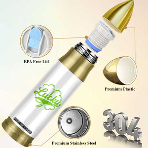 Vintage Lucky Shamrock Bullet Tumbler Irish St Patricks Day TS10 Print Your Wear