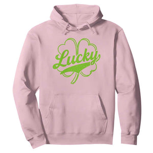 Vintage Lucky Shamrock Hoodie Irish St Patricks Day TS10 Light Pink Print Your Wear