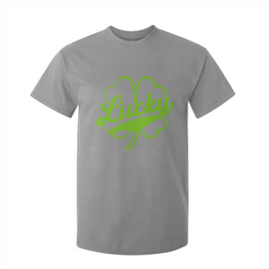 Vintage Lucky Shamrock T Shirt For Kid Irish St Patricks Day TS10 Sport Gray Print Your Wear