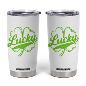 Vintage Lucky Shamrock Tumbler Cup Irish St Patricks Day TS10 White Print Your Wear