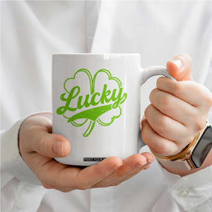 Vintage Lucky Shamrock Coffee Mug Irish St Patricks Day TS10 Print Your Wear