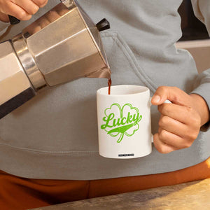 Vintage Lucky Shamrock Coffee Mug Irish St Patricks Day TS10 Print Your Wear