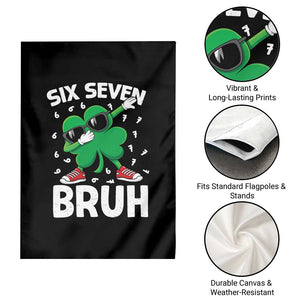 Funny Irish St Patricks Day Shamrock 67 Meme Garden Flag Six Seven Bruh Gen Alpha Slang TS10 Print Your Wear