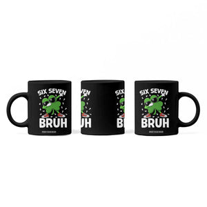 Funny Irish St Patricks Day Shamrock 67 Meme Coffee Mug Six Seven Bruh Gen Alpha Slang TS10 Print Your Wear