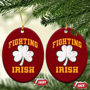 Vintage Fighting Irish Ceramic Ornament Retro History Gold Shamrock TS10 Print Your Wear