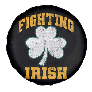 Vintage Fighting Irish Spare Tire Cover Retro History Gold Shamrock TS10 Print Your Wear
