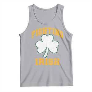 Vintage Fighting Irish Tank Top Retro History Gold Shamrock TS10 Athletic Heather Print Your Wear