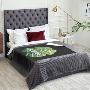 Funny Irish St Patricks Day Im The Redhead Throw Blanket Retro Vintage Lucky Shamrock TS10 Print Your Wear