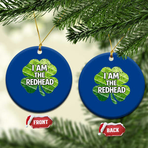 Funny Irish St Patricks Day Im The Redhead Ceramic Ornament Retro Vintage Lucky Shamrock TS10 1pc Blue Print Your Wear
