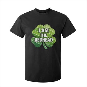Funny Irish St Patricks Day Im The Redhead T Shirt For Kid Retro Vintage Lucky Shamrock TS10 Black Print Your Wear