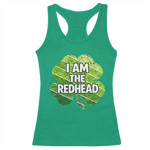 Funny Irish St Patricks Day Im The Redhead Racerback Tank Top Retro Vintage Lucky Shamrock TS10 Irish Green Print Your Wear