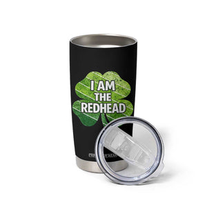 Funny Irish St Patricks Day Im The Redhead Tumbler Cup Retro Vintage Lucky Shamrock TS10 Print Your Wear