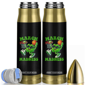 Basketball St Patricks Day Bullet Tumbler Mad Madness Irish Shamrock Playing Basketball Player Team Boys TS10 Black Print Your Wear