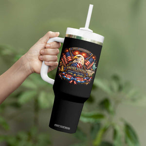 250 Years Of Freedom America Tumbler With Handle USA Independence 250th Anniversary 1776 2026 Patriotic Eagle Flag TS10 Print Your Wear