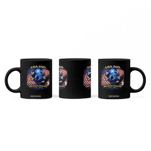 US 250th Anniversary Coffee Mug 250 Years One Nation Under God Christian Patriotic Cross USA Flag TS10 Print Your Wear
