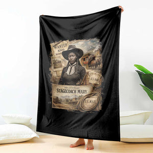 Black History Black Cowgirl Throw Blanket Western Rodeo African American Melanin Texas Women TS10 Print Your Wear