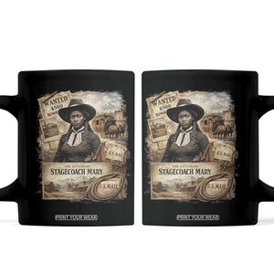 Black History Black Cowgirl Coffee Mug Western Rodeo African American Melanin Texas Women TS10 Black Print Your Wear