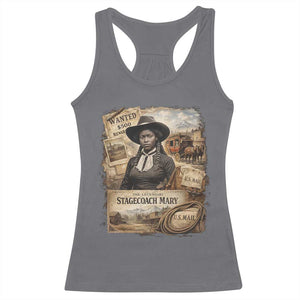 Black History Black Cowgirl Racerback Tank Top Western Rodeo African American Melanin Texas Women TS10 Charcoal Print Your Wear