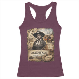 Black History Black Cowgirl Racerback Tank Top Western Rodeo African American Melanin Texas Women TS10 Maroon Print Your Wear