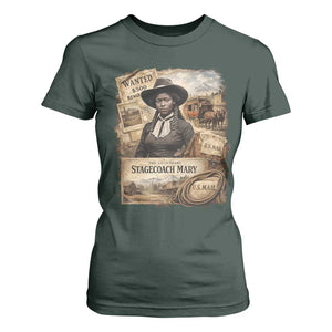 Black History Black Cowgirl T Shirt For Women Western Rodeo African American Melanin Texas Women TS10 Dark Forest Green Print Your Wear