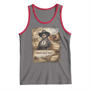 Black History Black Cowgirl Tank Top Western Rodeo African American Melanin Texas Women TS10 Deep Heather Red Print Your Wear
